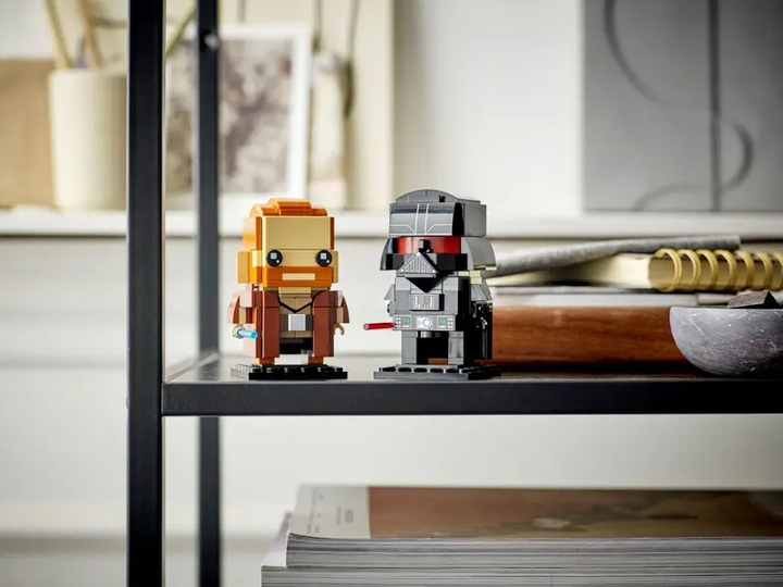 Zestaw klocków LEGO BrickHeadz Obi-Wan Kenobi i Darth Vader 260 elementów (40547) - obraz 7