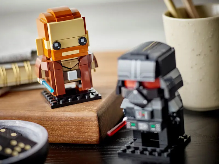 Zestaw klocków LEGO BrickHeadz Obi-Wan Kenobi i Darth Vader 260 elementów (40547) - obraz 8