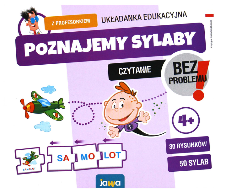 Gra planszowa Jawa Poznajemy Sylaby z Profesorkiem (5901838005043) - obraz 1