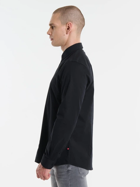 Koszula męska bawełniana Big Star Nissip-906 XXXL Czarna (5900714694647) - obraz 3