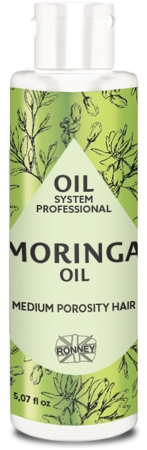 Олійка Ronney Professional Oil System Medium Porosity Hair Moringa для волосся середньої пористості 150 мл (5060589159518) - зображення 1