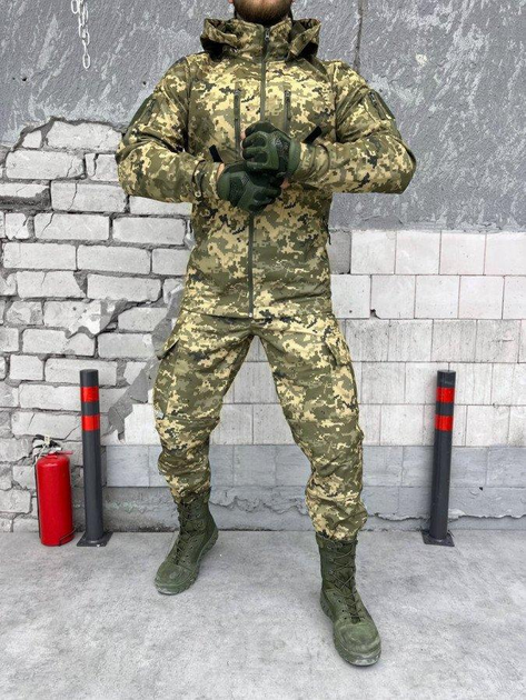 Тактичний костюм софтшел squad піксель XL - зображення 1