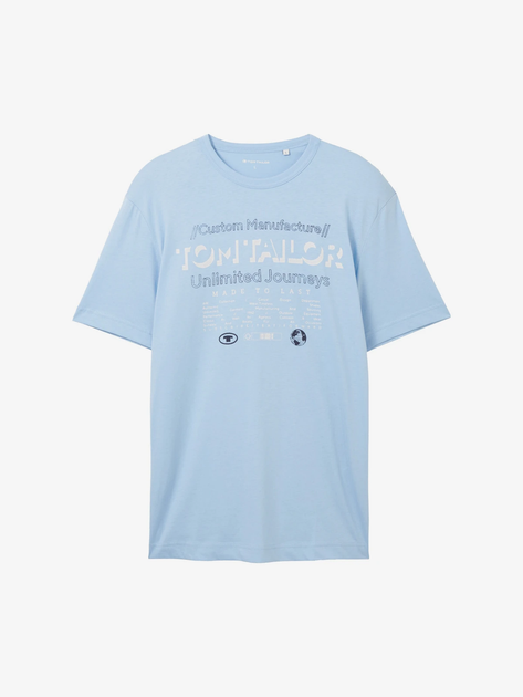 Футболка Tom Tailor S Блакитний1040034ХХ32245 - изображение 5