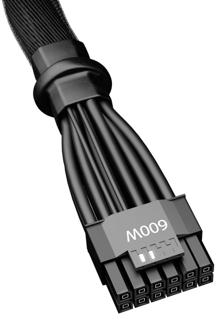 Кабель живлення BE Quiet! BC072 12VHPWR PCIe Adapter Cable PCIe 5.0 - зображення 1