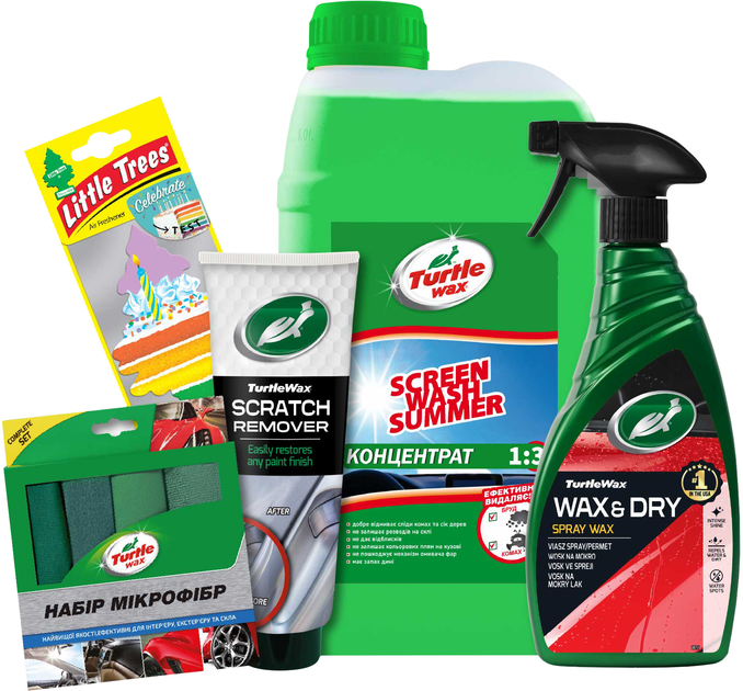 Набор автокосметики Turtle Wax "Авто-лето" №1 (4824389657411) – фото ...