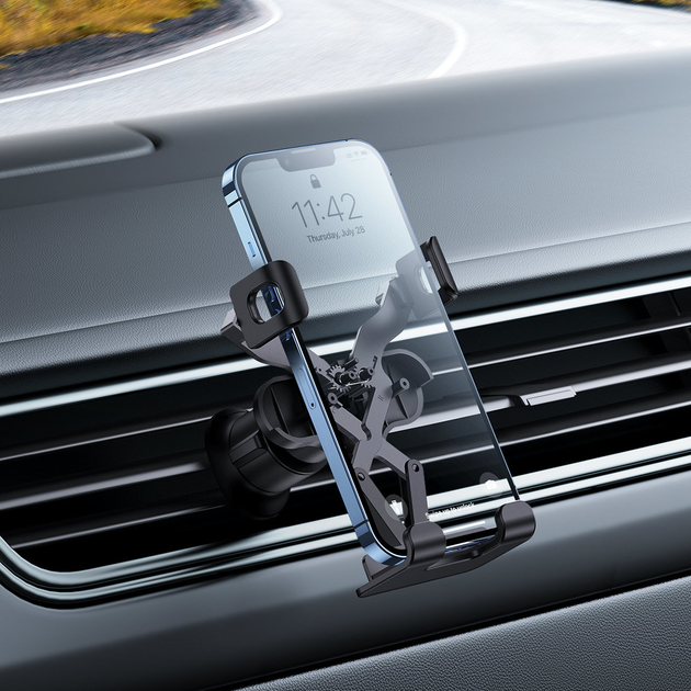 Samochodowy uchwyt do telefonu Baseus Stable Gravitational Car Mount Lite (SUWX010001) - obraz 6