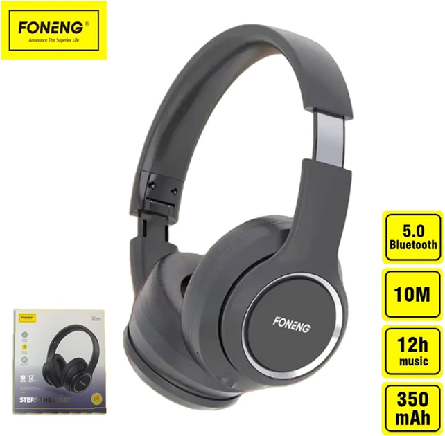 Навушники Foneng Headset BL50 (BL50 Black) - зображення 2