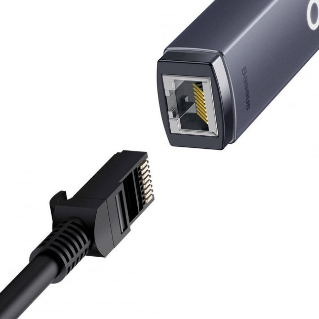 Adapter Baseus Lite Series USB to RJ-45 Ethernet 1000 Mb/s (WKQX000113) - obraz 7