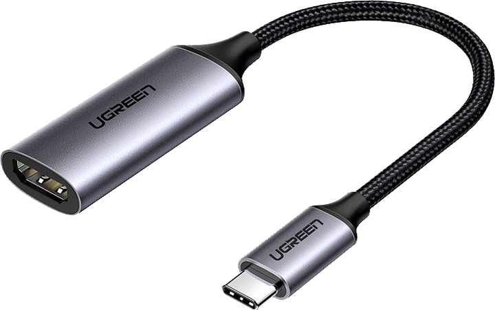 Adapter Ugreen CM297 USB 2.0 Type-C to HDMI v2.0 4K 60Hz 10 cm Grey (6957303874446) - obraz 1
