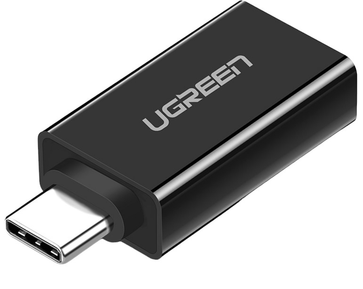 Adapter Ugreen US173 USB Type-C to USB 3.0 Female OTG Adapter Black (6957303828081) - obraz 1