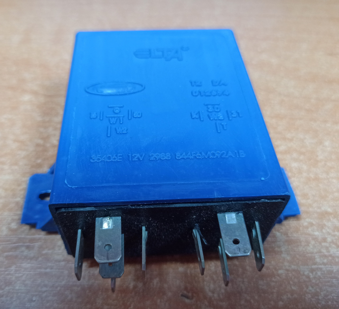 Реле свечей накала (9 контактов) Transit 2.5 (ELTA) 844F6M092A1B/6137525 - изображение 3