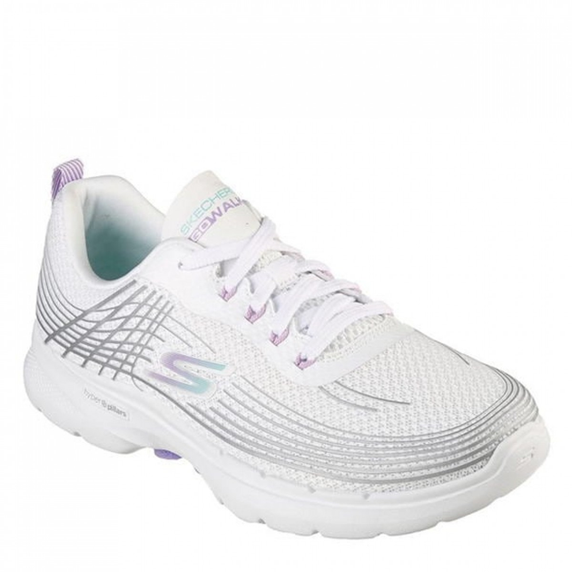 White skechers cheap go walk