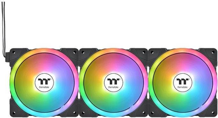 Zestaw wentylatorówThermaltake SWAFAN EX12 ARGB 12 cm Biały 3 szt. (CL-F167-PL12SW-A) - obraz 3