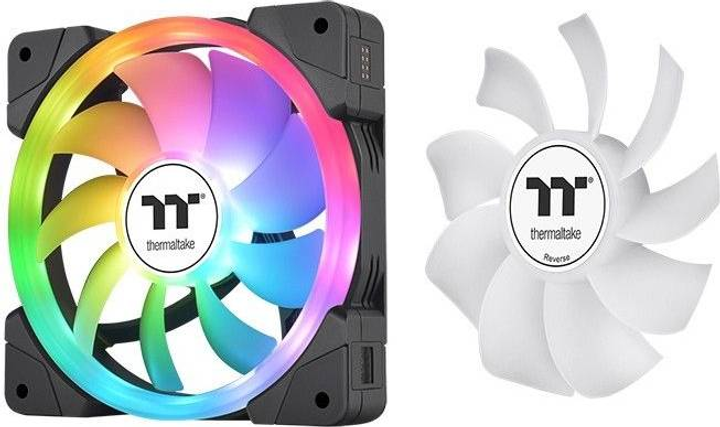 Zestaw wentylatorów Thermaltake SWAFAN EX14 ARGB 14 cm Czarny 3 szt. (CL-F168-PL14SW-A) - obraz 5