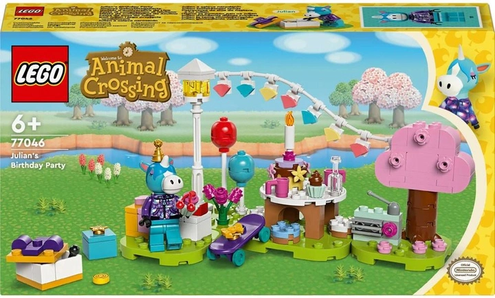 Конструктор LEGO Animal Crossing Вечірка з нагоди дня народження Julian 170 деталей (77046) - зображення 1