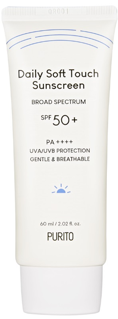 Krem Purito Daily Soft Touch Sunscreen SPF50+ PA++++ przeciwsłoneczny z ceramidami 60 ml (8809563102600) - obraz 1