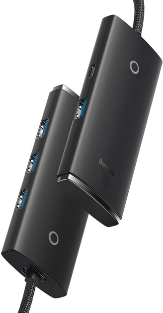 USB Hub Baseus Lite Series 4-Port USB Type-A HUB Adapter (WKQX030101) - obraz 3