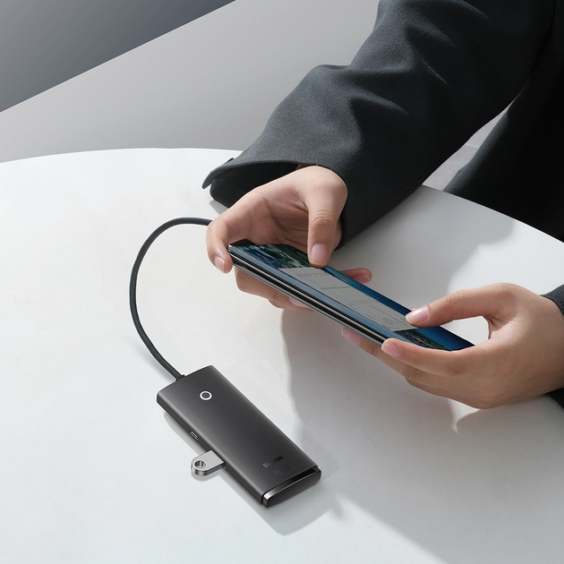USB Hub Baseus Lite Series 4-in-1 (WKQX030301) - obraz 9
