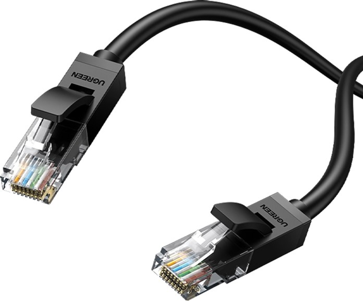 Патч-корд Ugreen NW102 Cat 6 U / UTP Lan Cable 3 м Black (6957303821617) - зображення 2