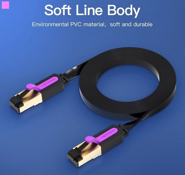 Patchcord Vention CAT7 FTP Ethernet 5 m Black (6922794729858) - obraz 14