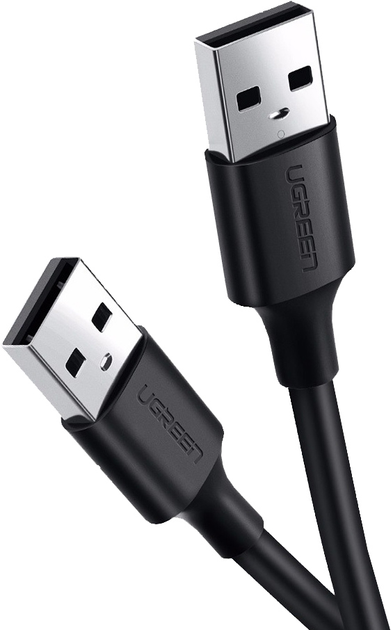 Kabel Ugreen US102 USB 2.0 1.5 m Black (6957303813100) - obraz 2