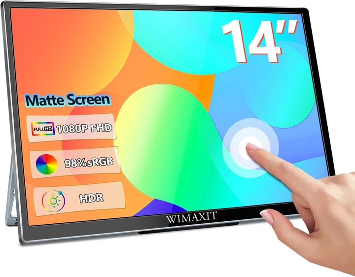 Монитор 14" Wimaxit M1410CT Full HD IPS 60 Гц Over Stоск - изображение 1