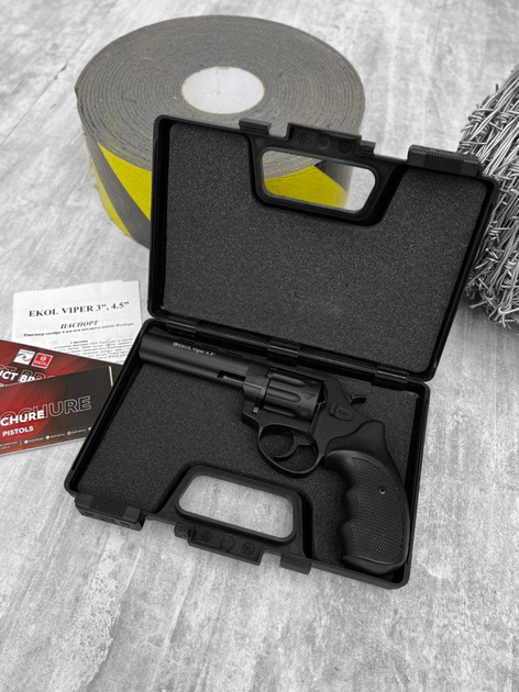 Револьвер Ekol Vipel 4,5” black ДГ6620 - изображение 1