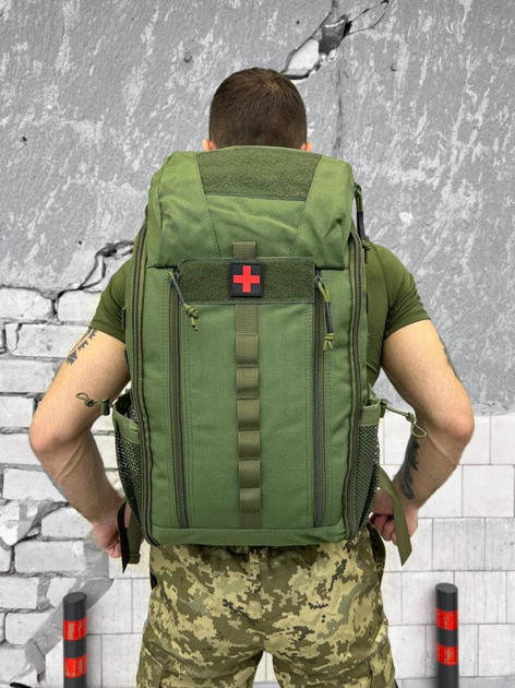 Рюкзак парамедика. Рюкзак для військового лікаря. Колір - зображення 2