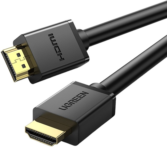 Kabel Ugreen HD104 HDMI Cable 1 m Black (6957303811069) - obraz 1