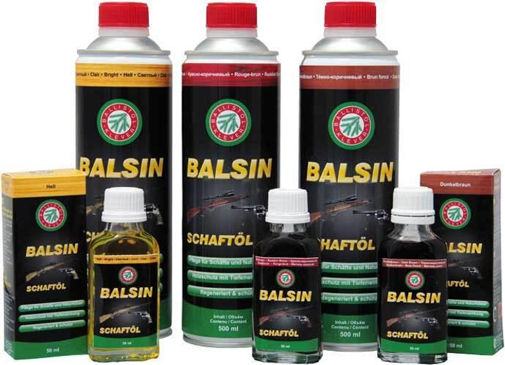 Олія для догляду за деревом Balsin 50мол. Темно-коричневе - зображення 2