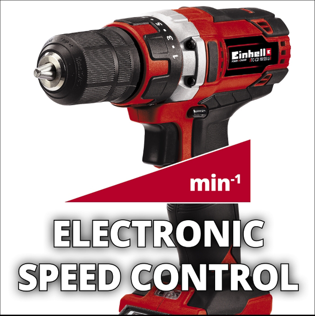 Акумуляторний шурупокрут Einhell X-Change TC-CD 18/35 Li (4006825633078) - зображення 3