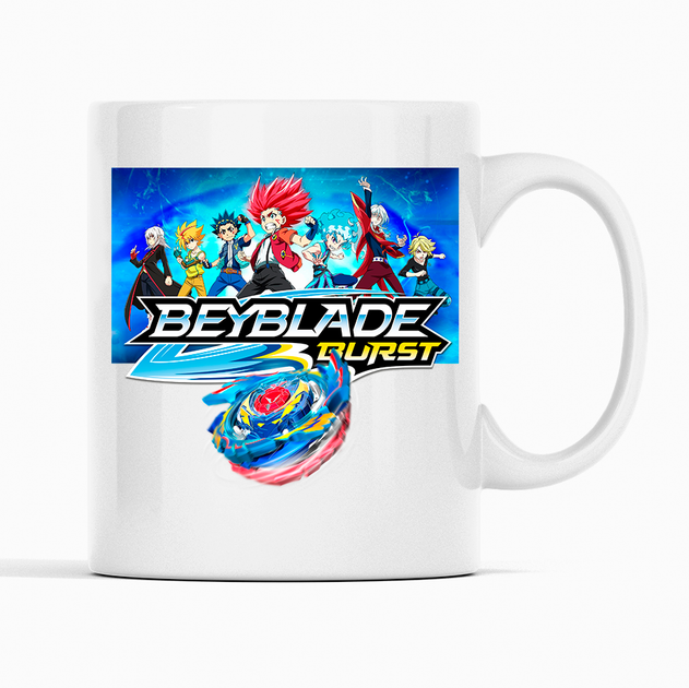 Біла чашка (кухоль) з оригінальним принтом гри Beyblade "Дзига Beyblade burst - Бейблейд берст. Персонажі" К001611 - Фото 1 Біла чашка (кухоль) з оригінальним принтом гри Beyblade "Дзига Beyblade burst - Бейблейд берст. Персонажі" К001611 - зображення 1