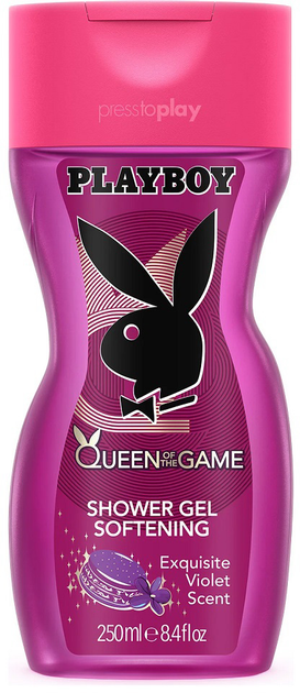 Гель для душу Playboy Queen Of The Game 250 мл (3614222348511 / 3614222348528) - зображення 1