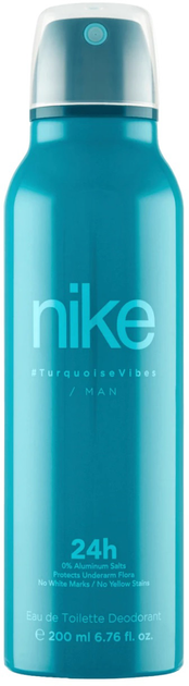 Dezodorant Nike #TurquoiseVibes Man w sprayu 200 ml (8414135034847) - obraz 1