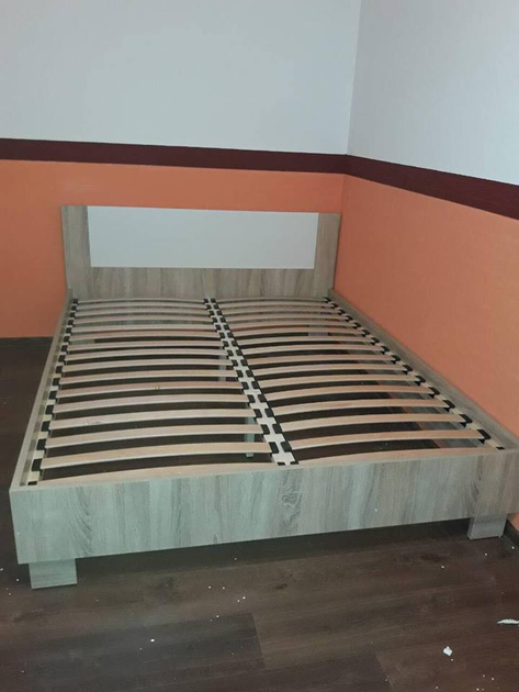 Кровать Мебель-Сервис Маркос 160 + основание под матрас 160х200 Дуб ...