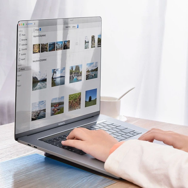 Podstawka pod laptopa Baseus Papery Notebook Holder Dark Gray (SUZC-0G) - obraz 10