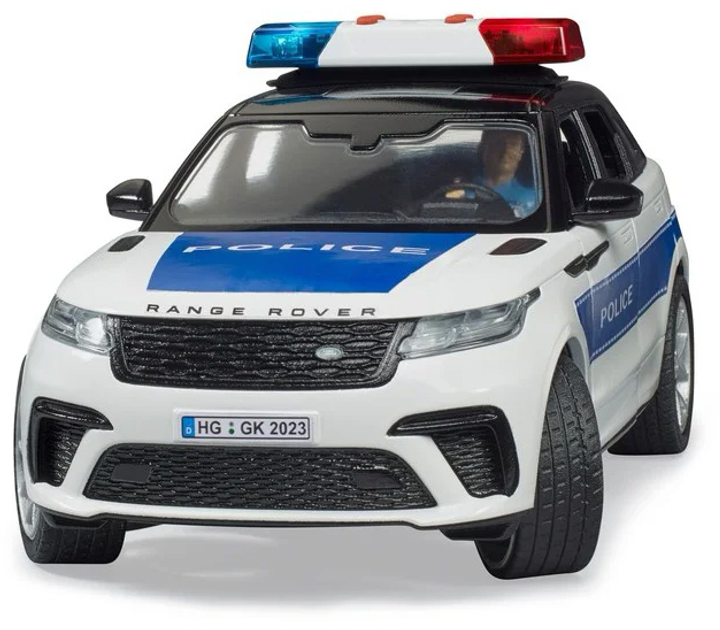 Поліцейський автомобіль Bruder Range Rover Velar з фігуркою поліцейського (4001702028909) - зображення 2