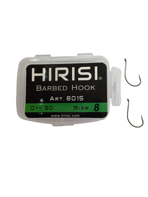 Рыболовные крючки Hirisi B8015 №8 коробка 50шт. – фото, отзывы,  характеристики в интернет-магазине ROZETKA от продавца: 777Fish