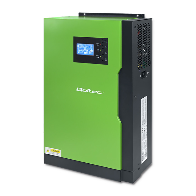 Інвертор Qoltec 6KVA 3.5KW 100A MPPT Sinus - Фото 1 Інвертор Qoltec 6KVA 3.5KW 100A MPPT Sinus - зображення 1
