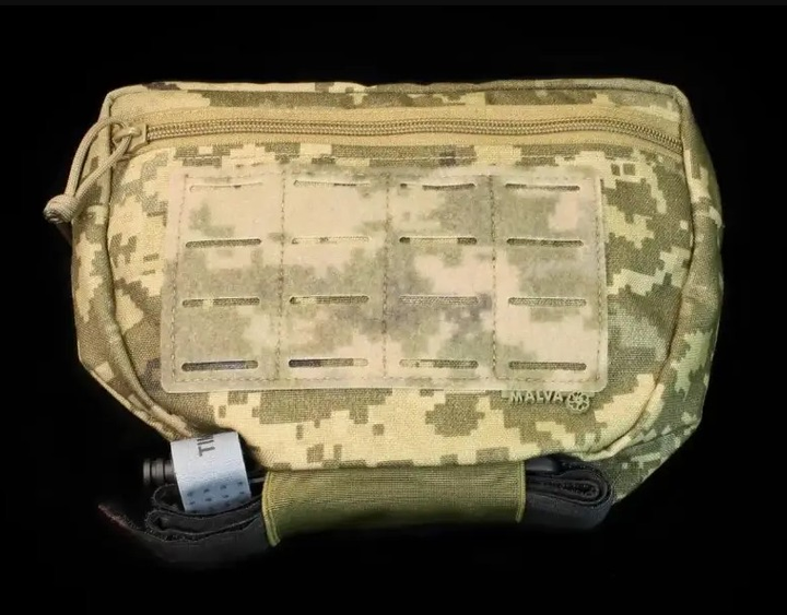 Сумка напашник Пиксель, Подсумок напашный Cordura Big MM-14 (24х18х8), Тактическая сумка - изображение 2