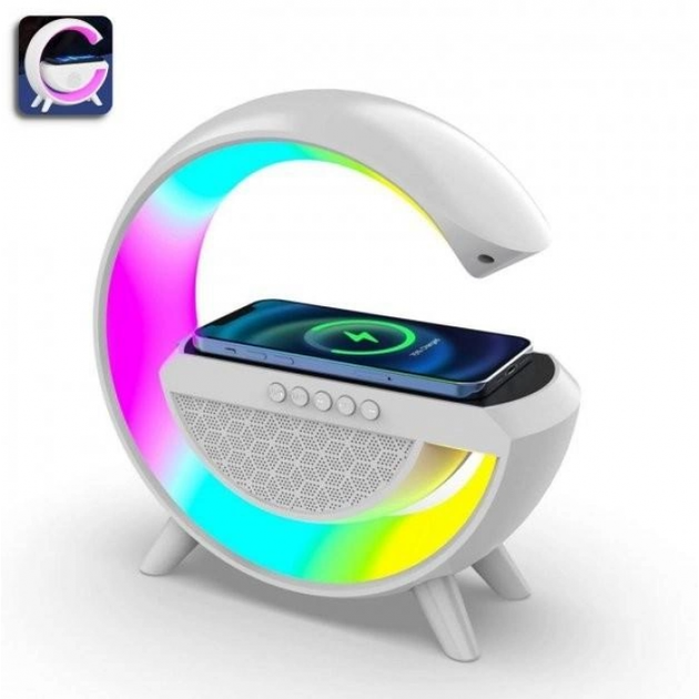 Настольная Смарт Лампа Ночник Bt-2301 Rgb Rainbow Light-Wireless С ...