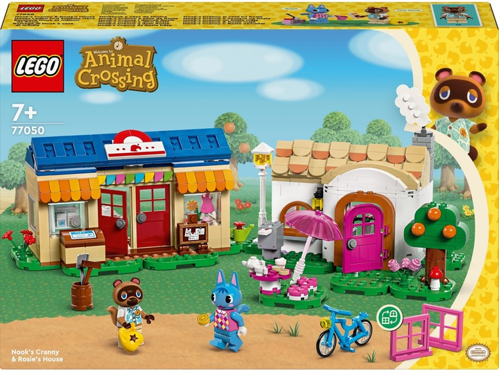 Конструктор LEGO Animal Crossing Ятка Nook's Cranny й будинок Rosie 535 деталей (77050) - зображення 1