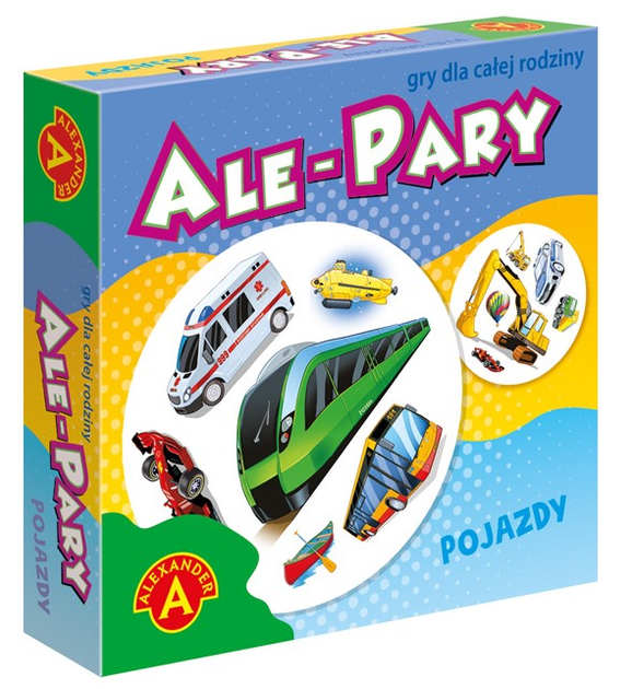 Настільна гра Alexander Ale pary: Транспортні засоби (5906018022285) - зображення 1