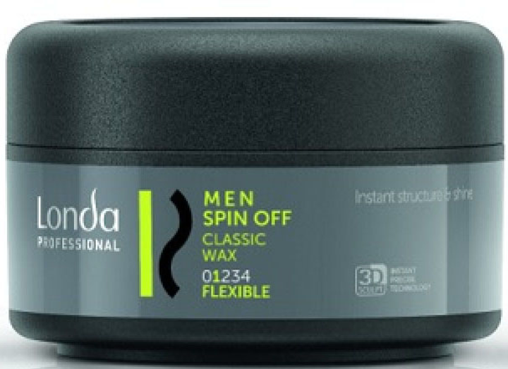 Wosk do włosów Londa Professional Men Spin Off Classic Wax 75 ml (8005610606668) - obraz 1