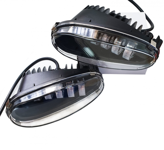 Светодиодная балка Led противотуманная фара. Диодные ПТФ 5 линз 50W Daewoo Lanos. Премиум Avtoexpect (05819) - изображение 2