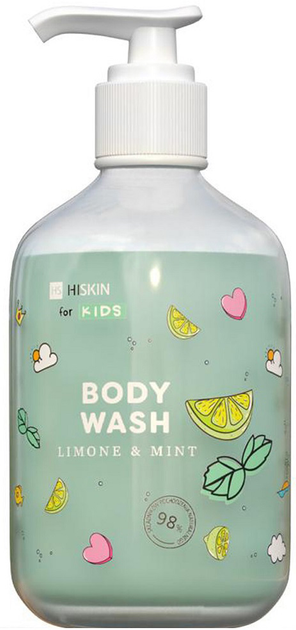 Дитяче мило для тіла HiSkin Kids Body Wash Лимон і м'ята 400 мл (5907775547585) - зображення 1