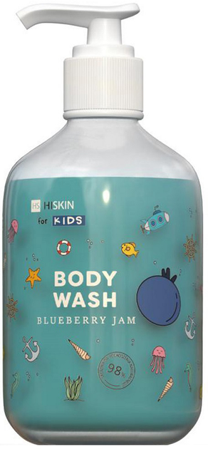 Дитяче мило для тіла HiSkin Kids Body Wash Чорничний джем 400 мл (5907775547691) - зображення 1