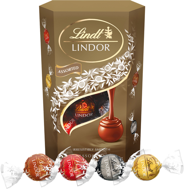 Конфеты шоколадные Lindt Lindor Balls Ассорти 200 г (8003340090276 ...