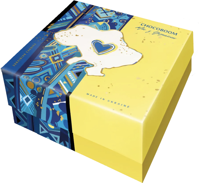 Подарочная коробка конфет Chocoboom Мы из Украины 400 г (4820216492088 ...