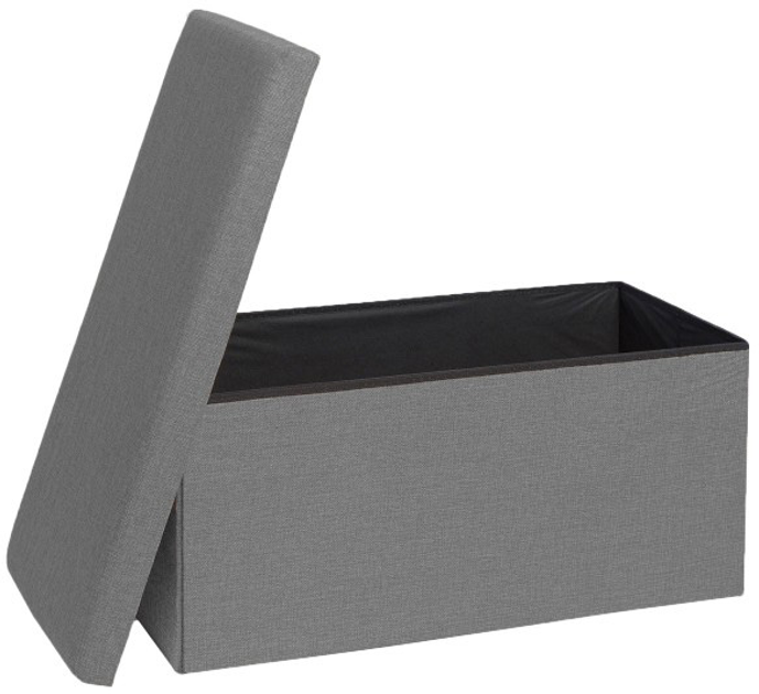 Тумба-пуф Stenson R88095 раскладной 60х30х30 см Grey – фото, отзывы ...